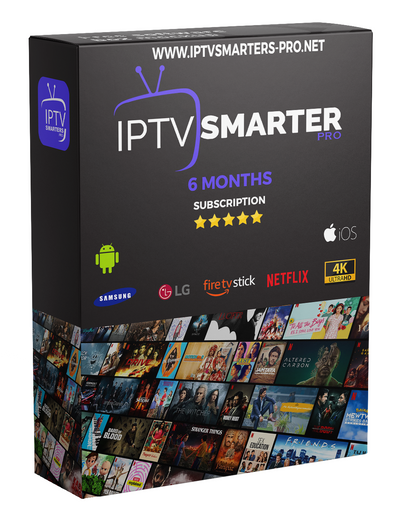 Subscription 6 Months IPTV SMARTERS PRO / ABONNEMENT SMARTERS PLAYER LITE 6 MOIS